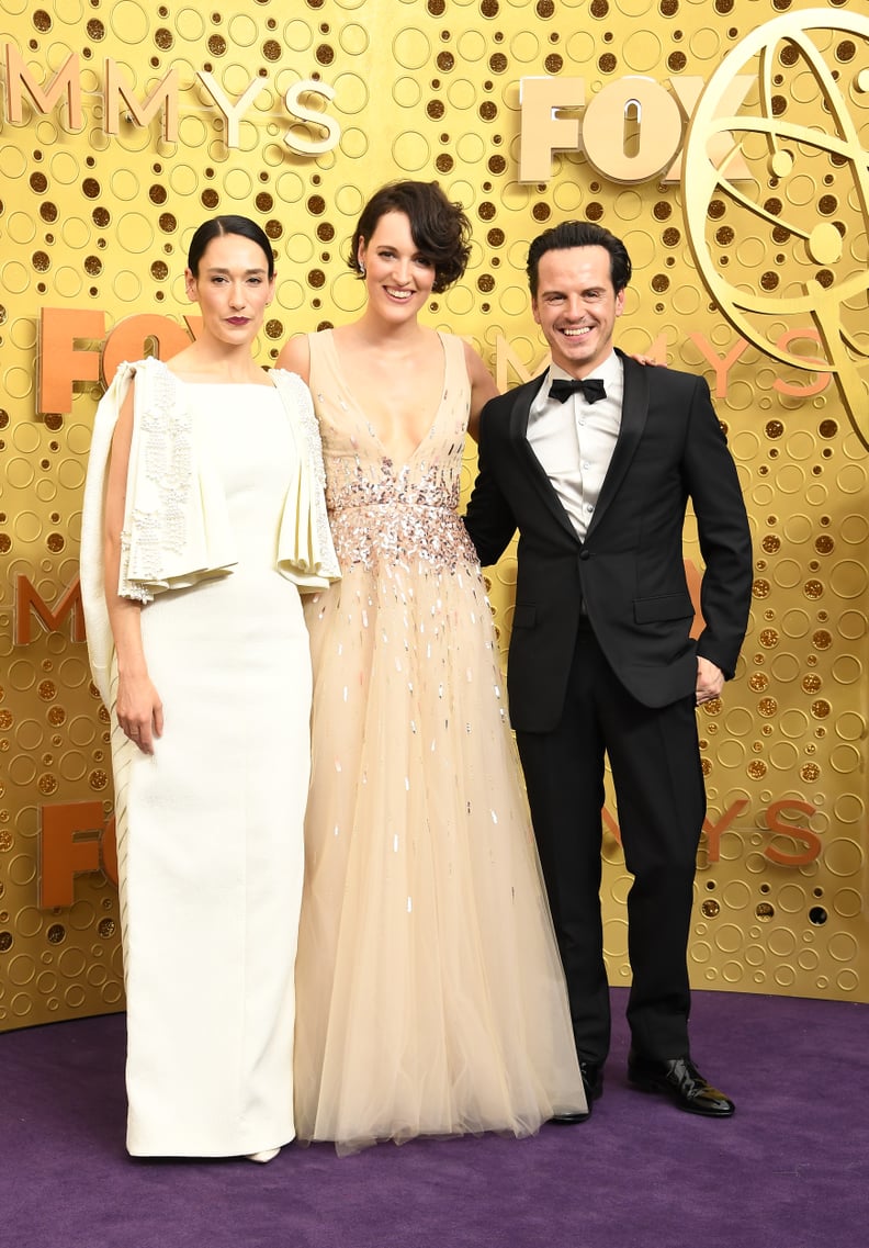 Sian Clifford, Phoebe Waller-Bridge, and Andrew Scott at the 2019 Emmys