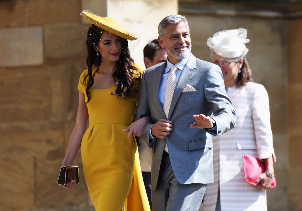 George and Amal Clooney at Royal Wedding 2018 Pictures