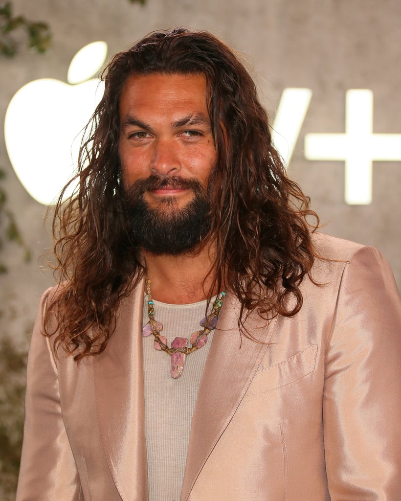 Jason Momoa Is a Red Carpet Stud in His Pink Tom Ford Suit