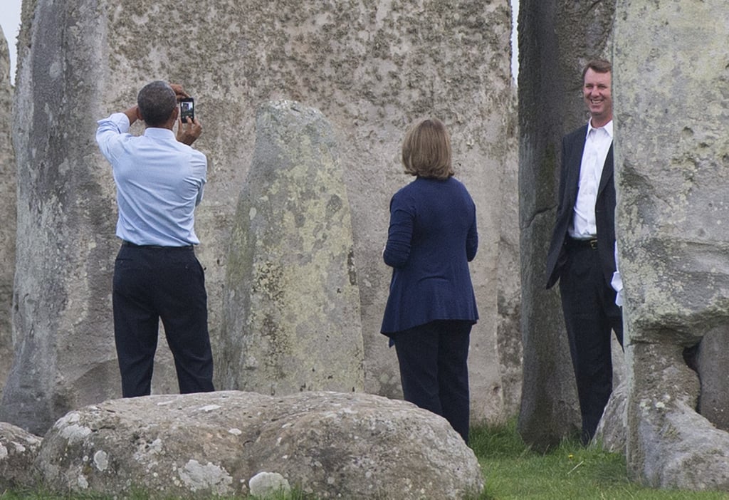 Being a tourist at Stonehenge in 2014.