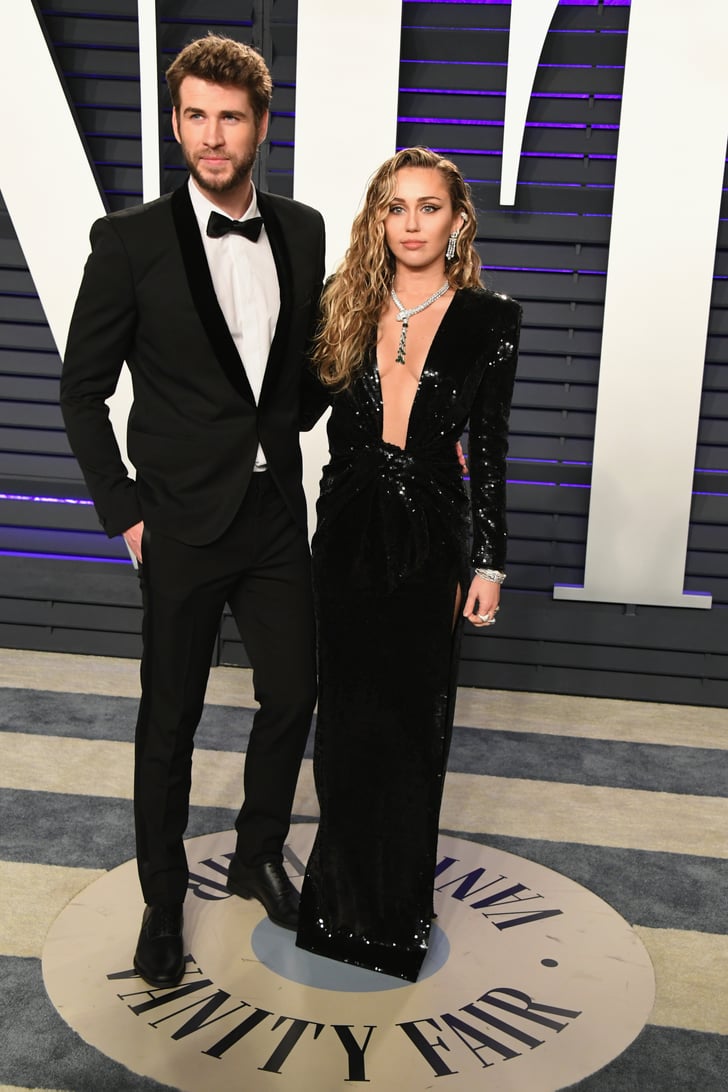 Miley Cyrus at the 2019 Vanity Fair Oscar Party | Miley Cyrus Vanity