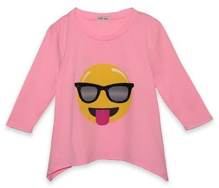 Emoji 3/4 Sleeve Tee