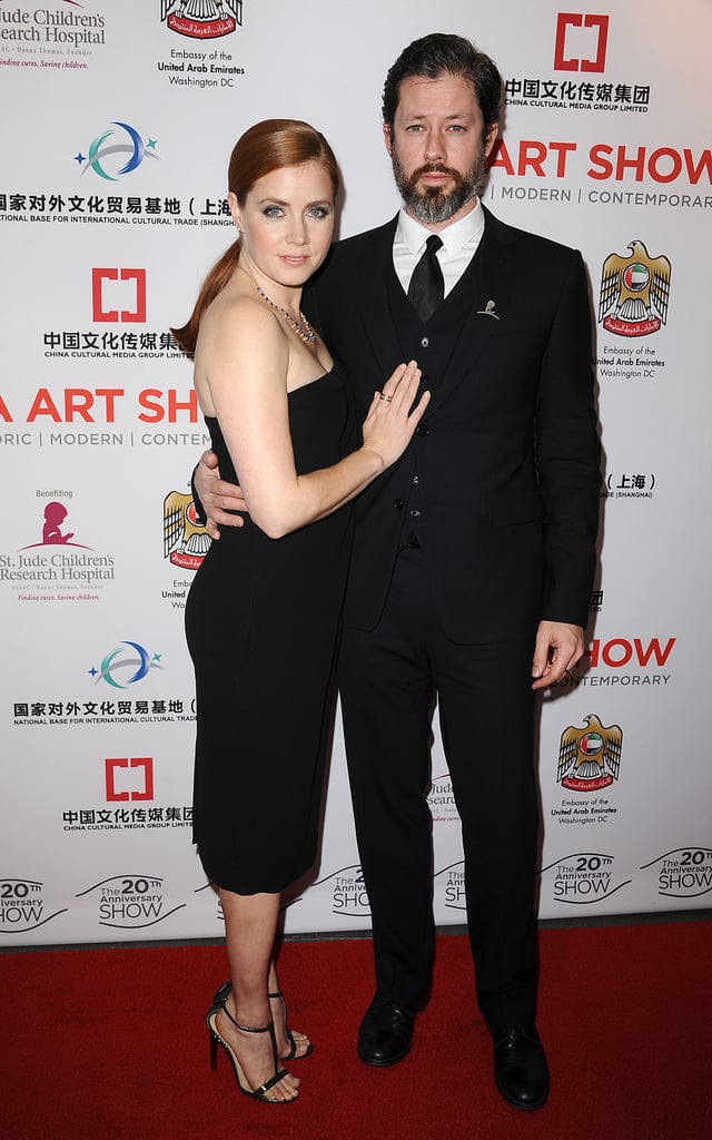 On Wednesday, Amy Adams hit the red carpet at the LA Art Show's opening night with her fiancé, Darren Le Gallo.