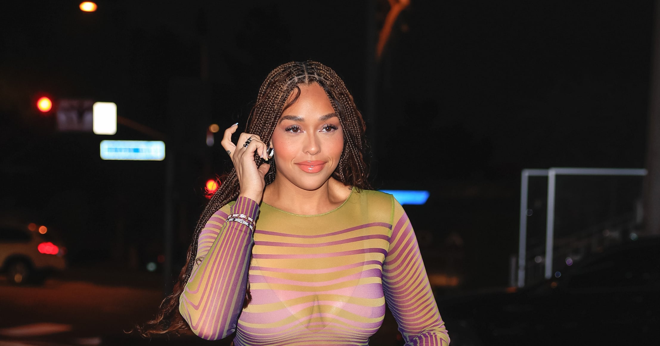 Jordyn Woods’s Goddess Braids Are Perfect For Vacation