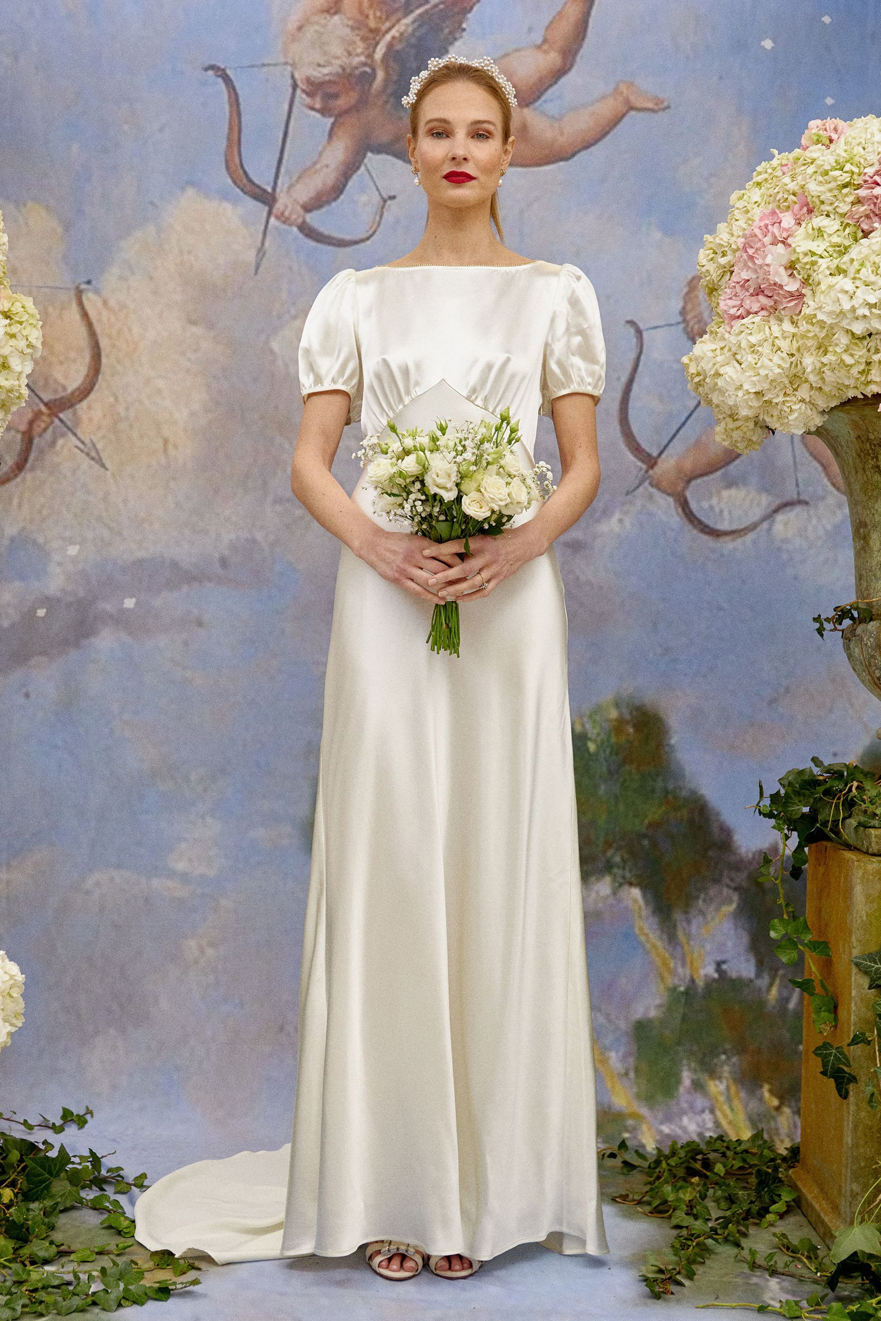 100 silk deals wedding dress