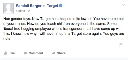Comments About Target's Nongendered Toys