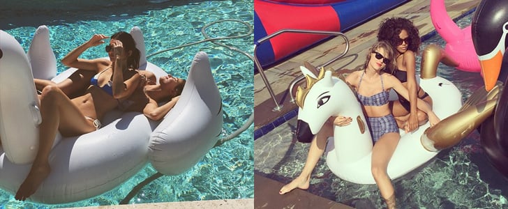 Celebrities With Pool Inflatables