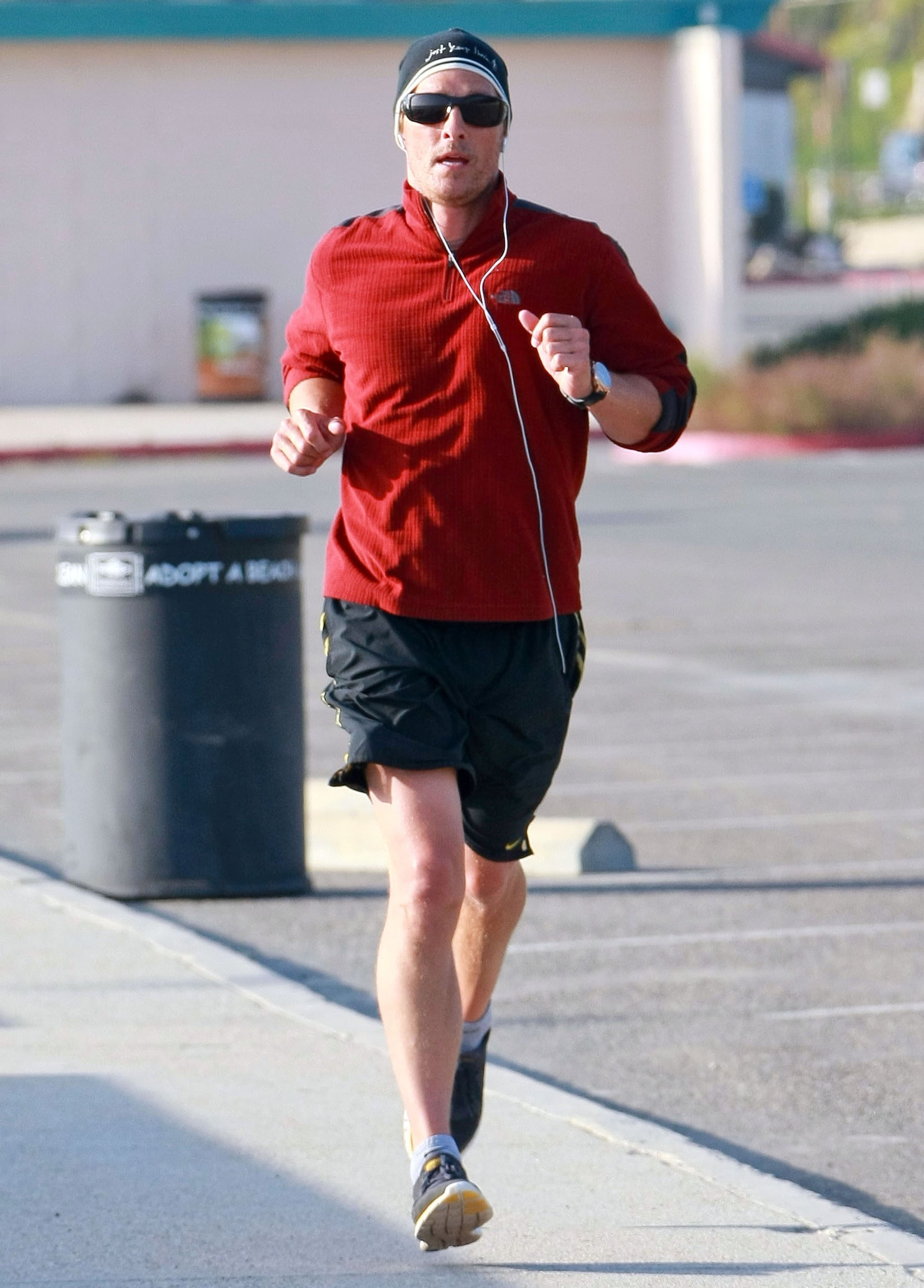 Pictures Of Matthew Mcconaughey Jogging In Malibu Popsugar Celebrity Here's the monday matthew mcconaughey workout routine. pictures of matthew mcconaughey jogging