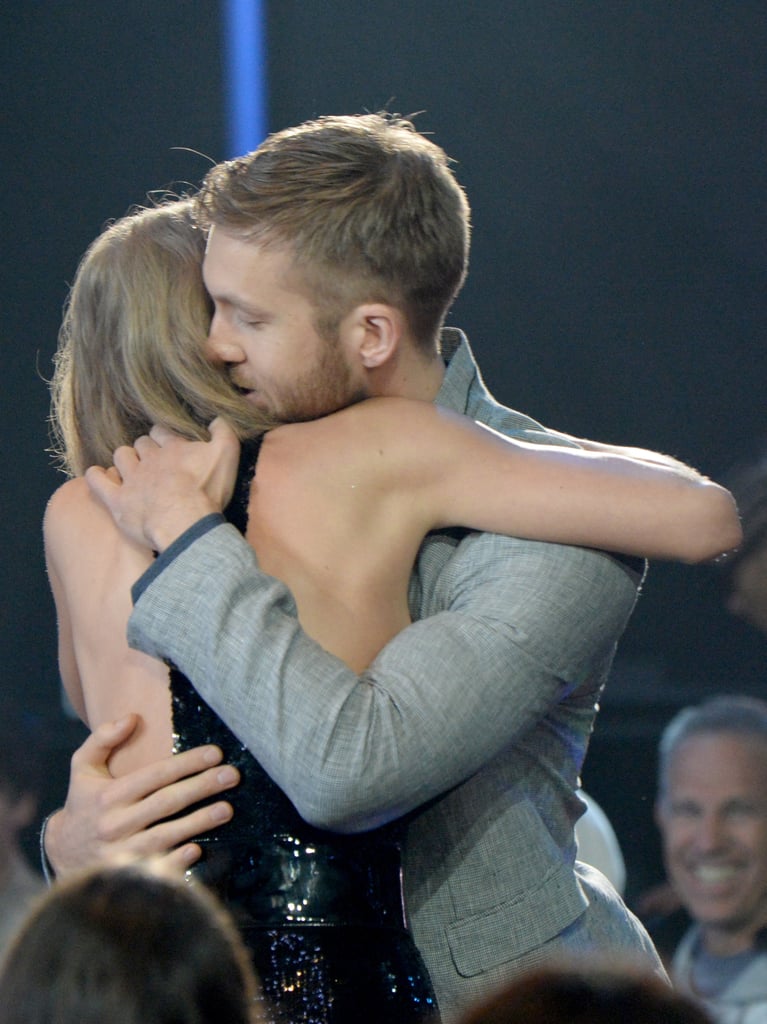 Taylor and Calvin hugged each other tight at this year's iHeartRadio Music Awards, in April. She even have him a sweet shout-out during her speech.