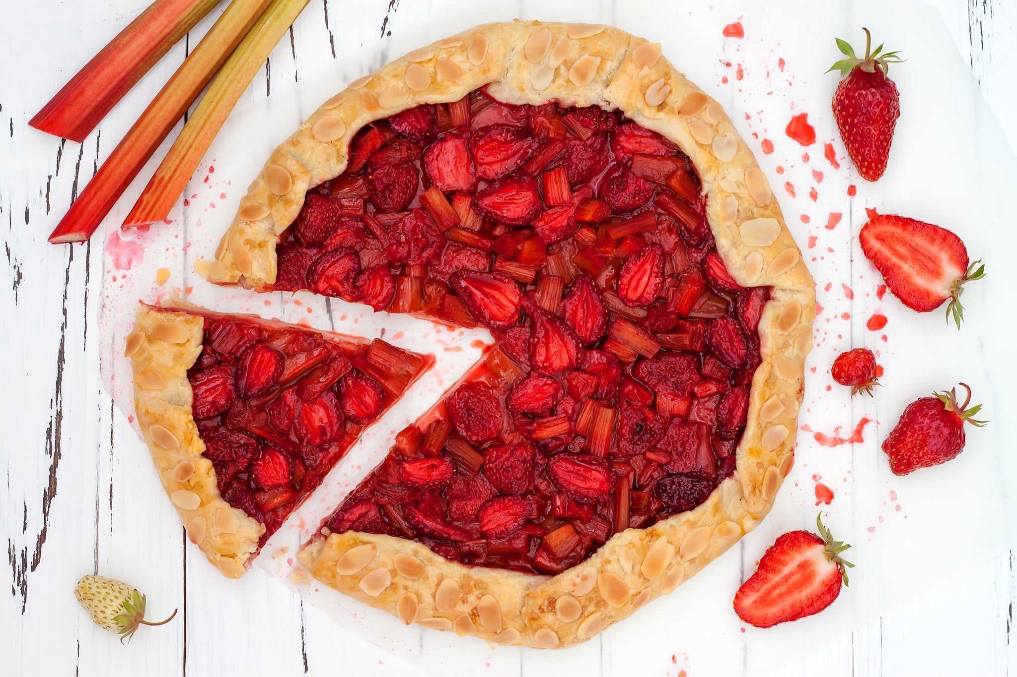 Strawberry-Rhubarb Galette Recipe | POPSUGAR Food