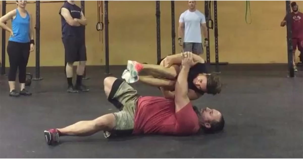 Man Does Turkish GetUps Holding a Woman POPSUGAR Fitness