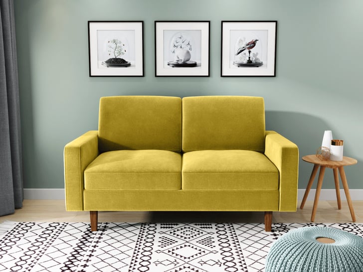 Jo Velvet 58" SquareArm Loveseat Best Sofas on Sale at Wayfair For