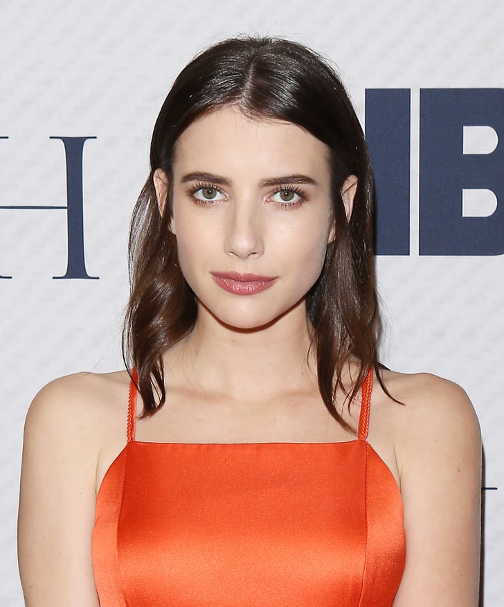 Emma Roberts With Dark Brown Hair Emma Roberts Dyed Her Hair Honey