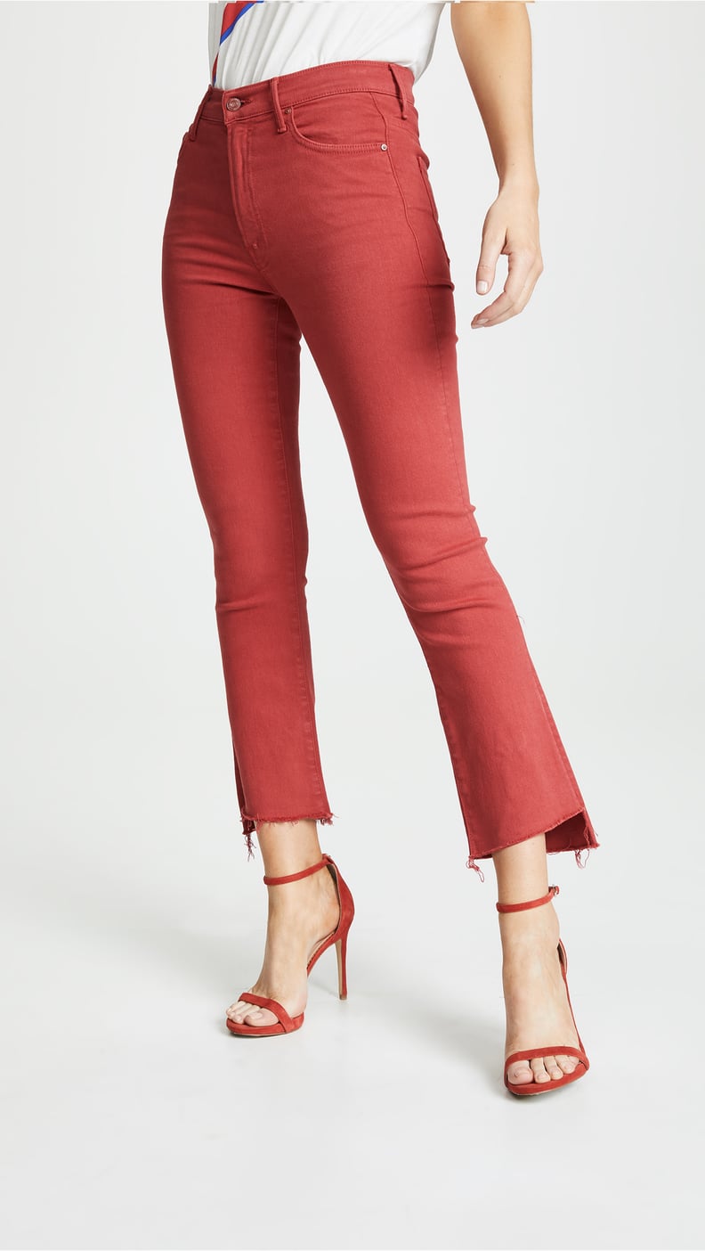 MOTHER The Insider Crop Step Fray Jeans