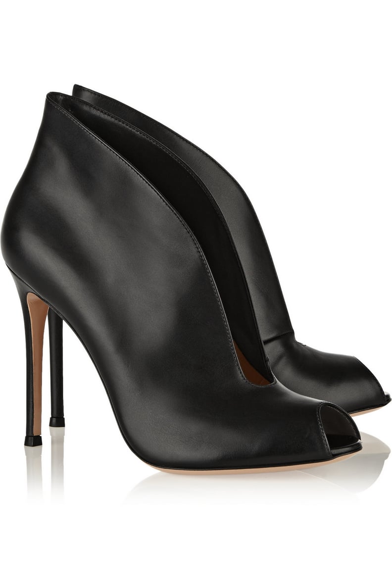 Gianvito Rossi Vamp 105 Leather Ankle Boots