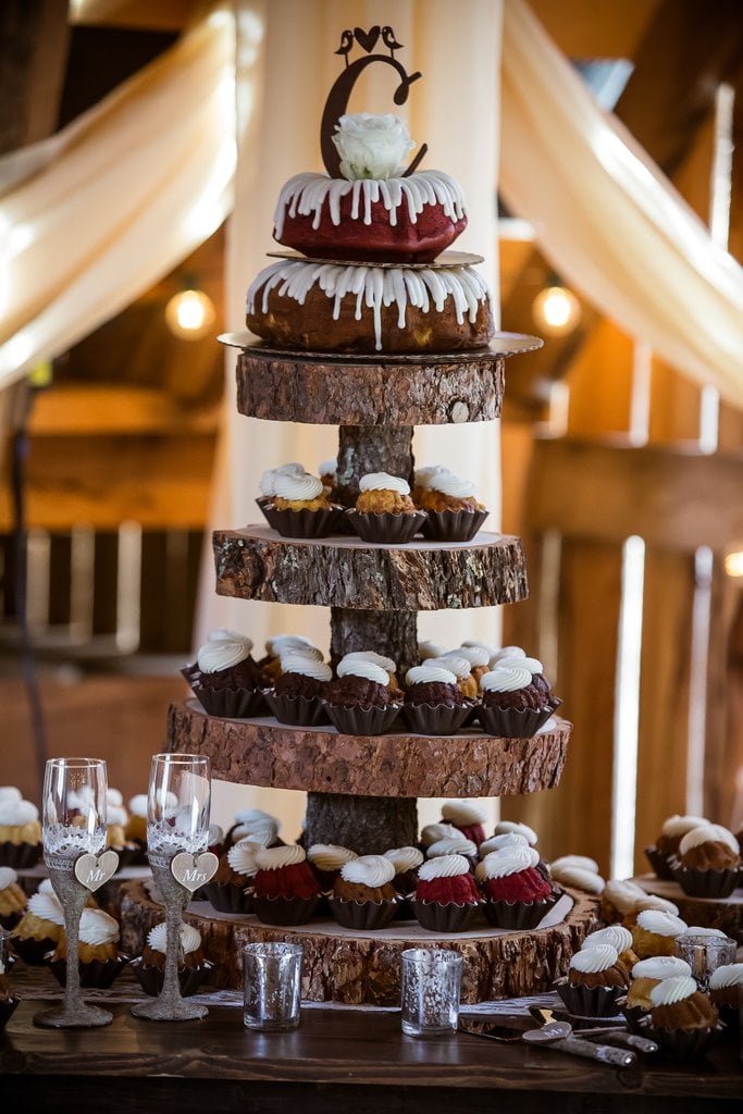 Tiered Wooden Cake Stand