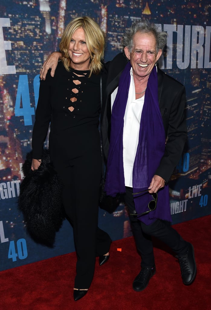 Keith Richards and Patti Hansen | Celebrities at SNL 40th Anniversary ...
