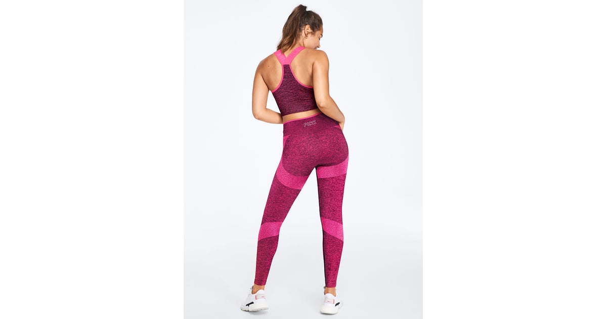Victoria's Secret Seamless Workout Tights and Lightly-Lined Sports Crop ...