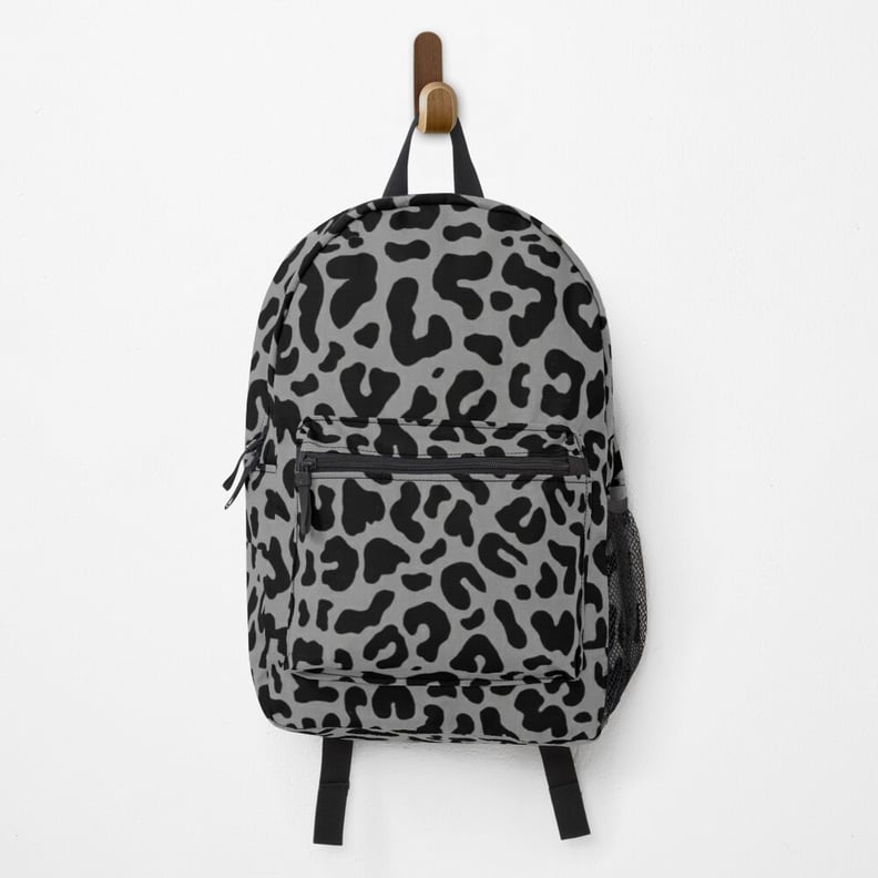 David Rose Leopard Print Backpack