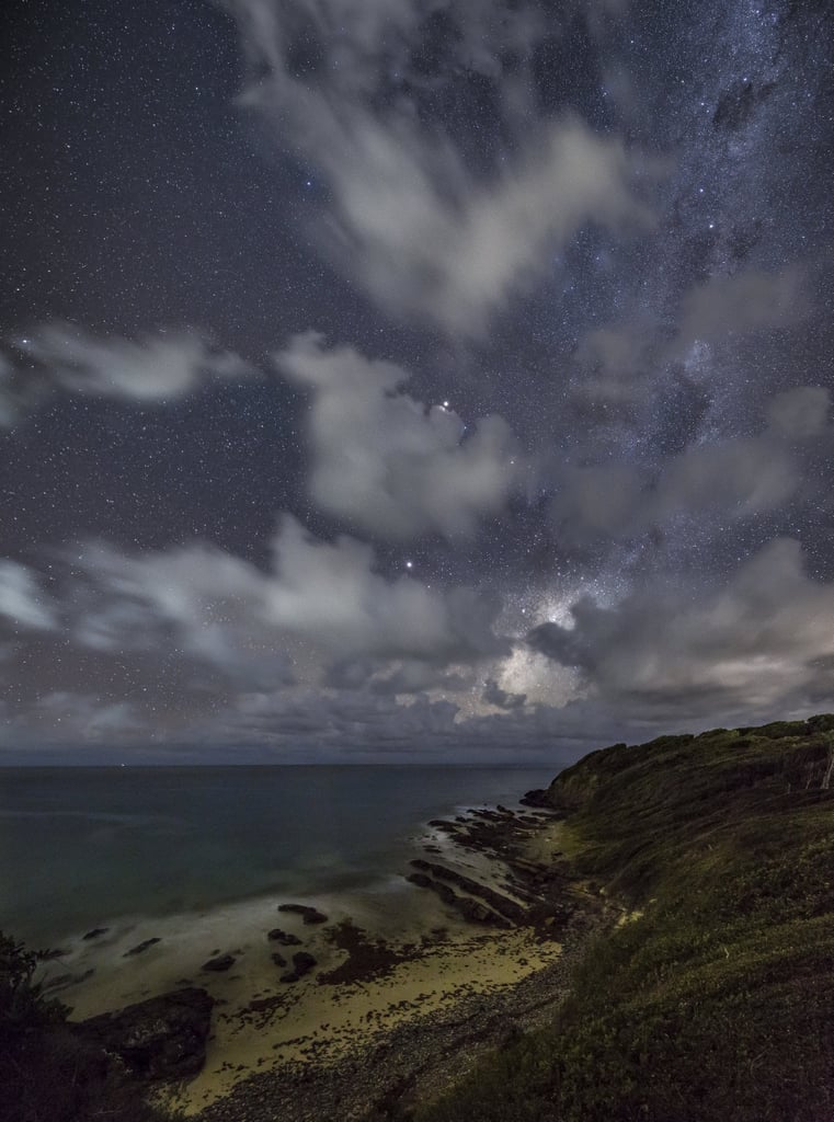 Nightscapes Honorable Mention — "Night at the Beach"