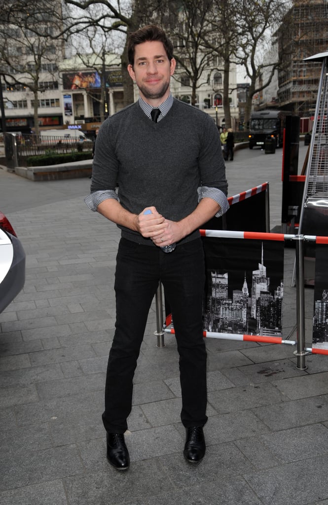John Krasinski London Pictures January 2016