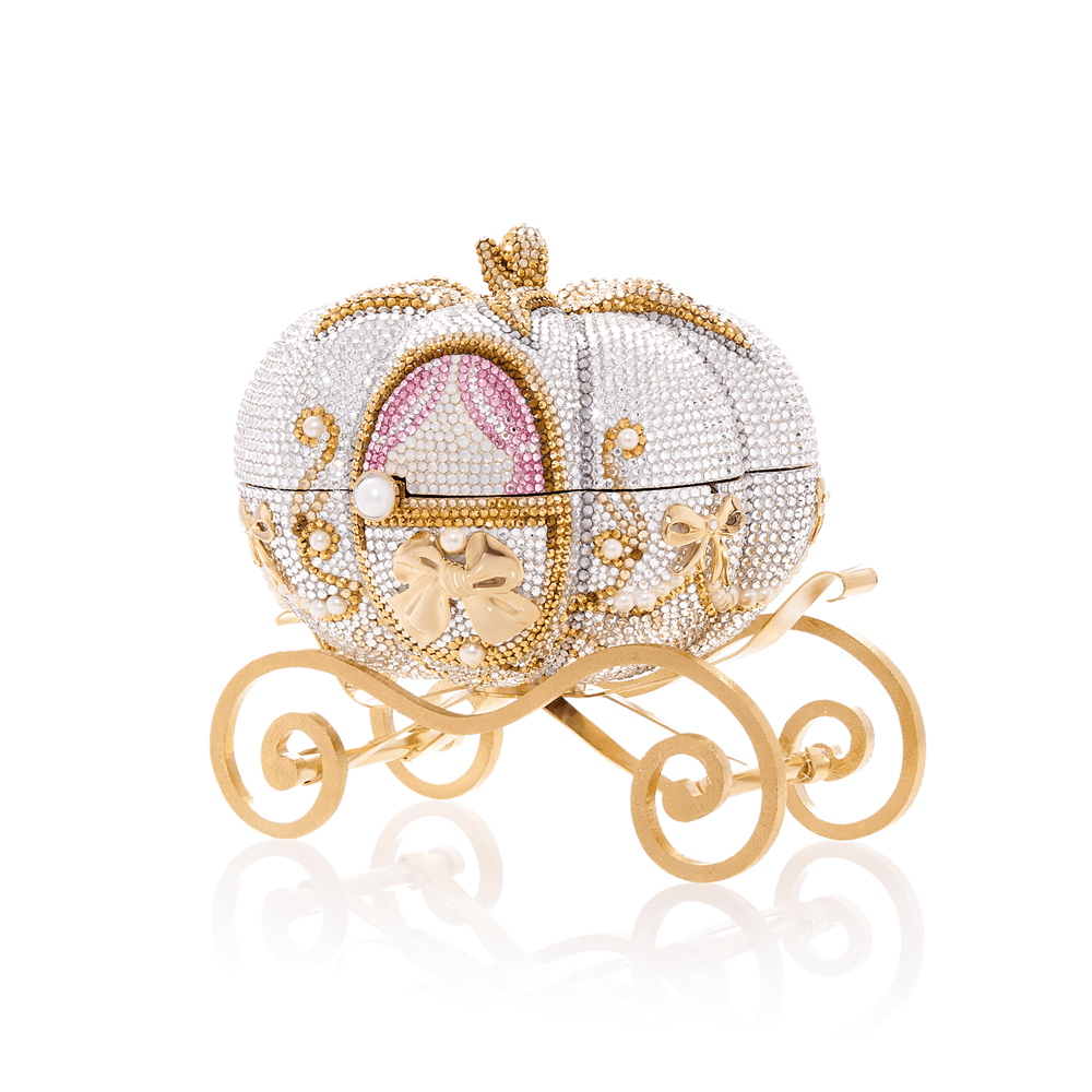 Judith Leiber Pumpkin Cinderella Handbag