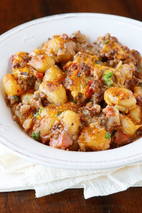 Cheeseburger Gnocchi