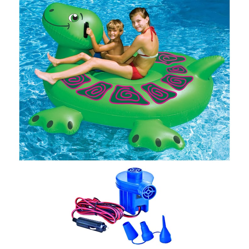 Swimline Pool Kids Inflatable Rideable Turtle Float 7