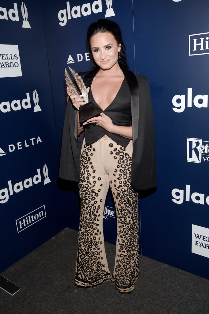 Demi Lovato at the GLAAD Media Awards 2016