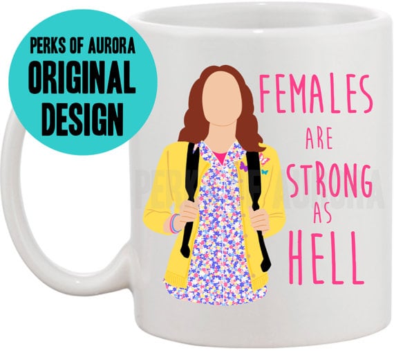 Perks of Aurora Unbreakable Kimmy Schmidt-Inspired Coffee Mug