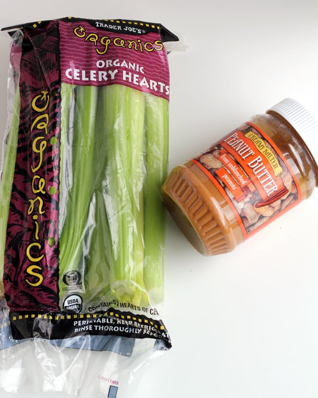 Organic Celery Hearts and Peanut Butter