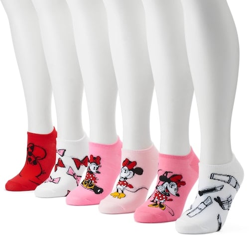 Disney's Minnie Mouse Women's No-Show Socks