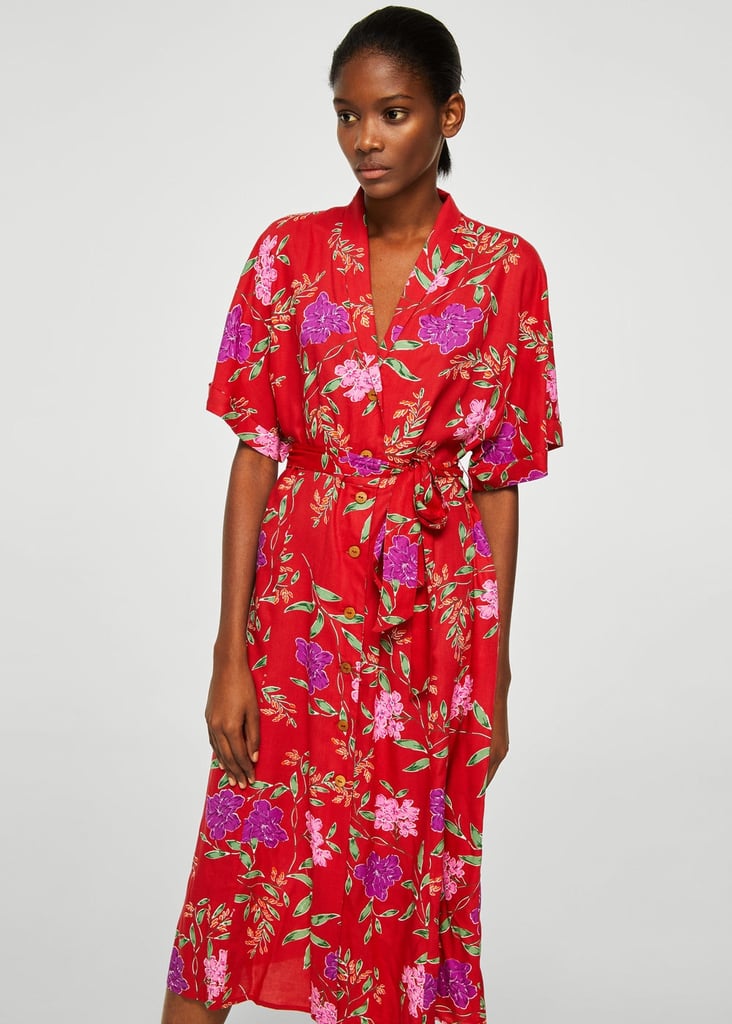 Mango Belt Floral Dress | We Want to ...