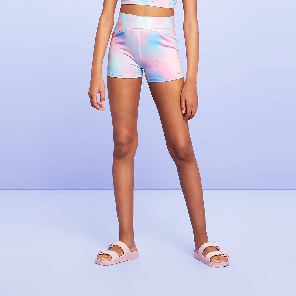 Retro Hologram Bike Shorts