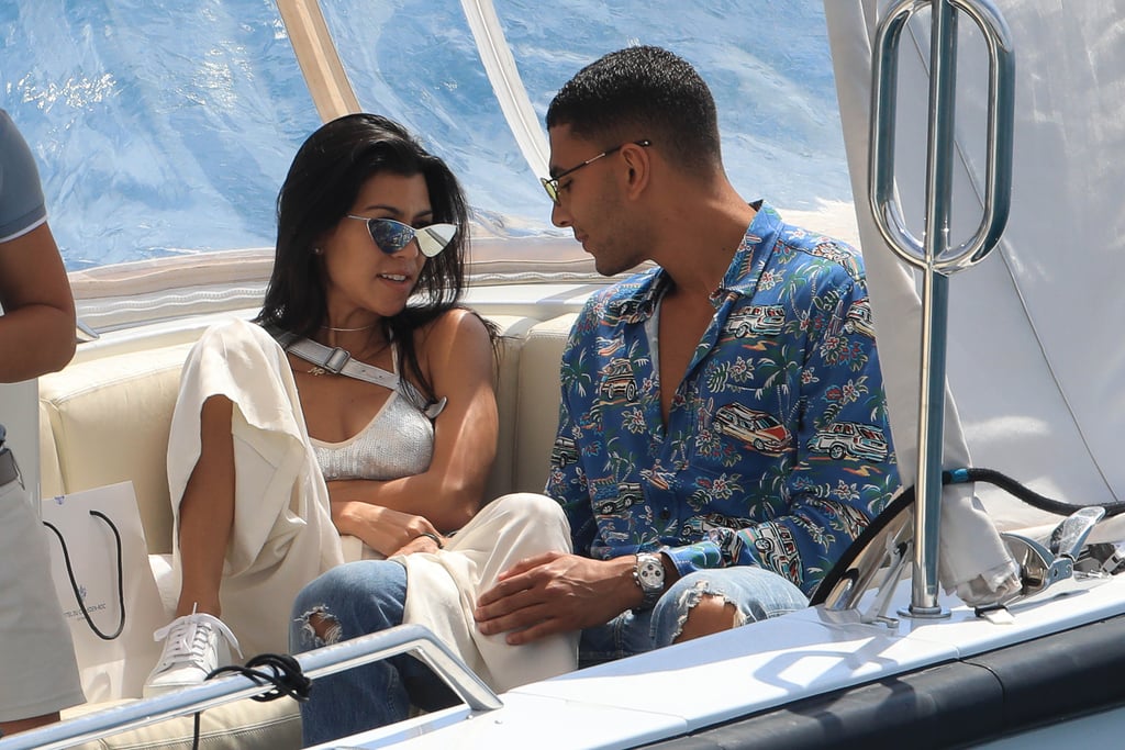 Kourtney Kardashian and Younes Bendjima in Cannes May 2017