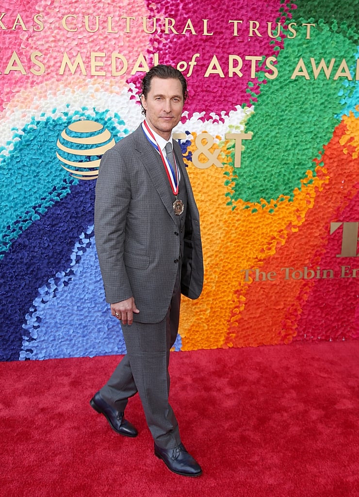 Matthew McConaughey and His Family at Texas Medal of Art