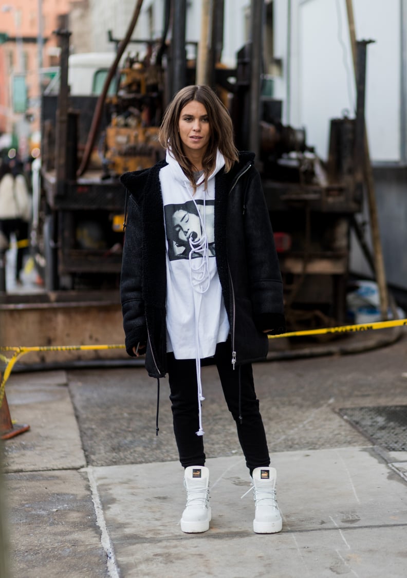 Wear a Pair With an Oversize Hoodie