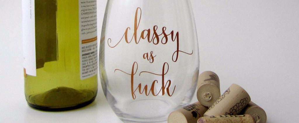 Curse-Word Wine Glasses