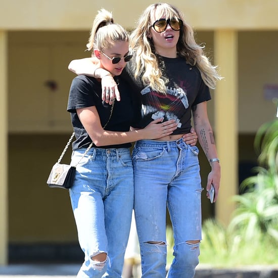 Miley Cyrus and Kaitlynn Carter Are Twinning in Their Jeans