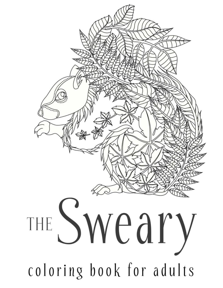 The Sweary Coloring Book For Adults Raunchy Adult Coloring Books