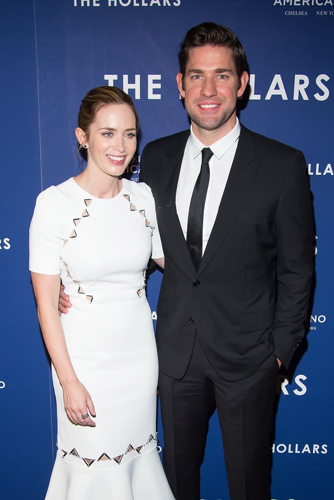 Emily Blunt and John Krasinski at The Hollars Premiere 2016
