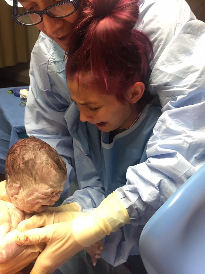 Photos of 12-Year-Old Girl Delivering Her Baby Brother