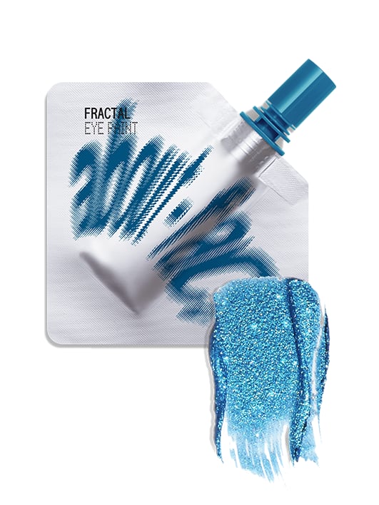 Halsey's AboutFace Fractal Glitter Eye Paint Review POPSUGAR Beauty