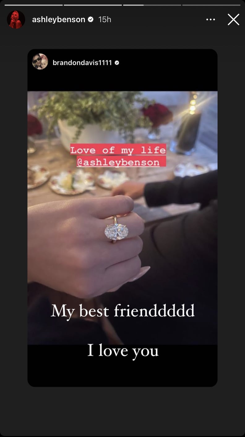 Ashley Benson's engagement announcement
