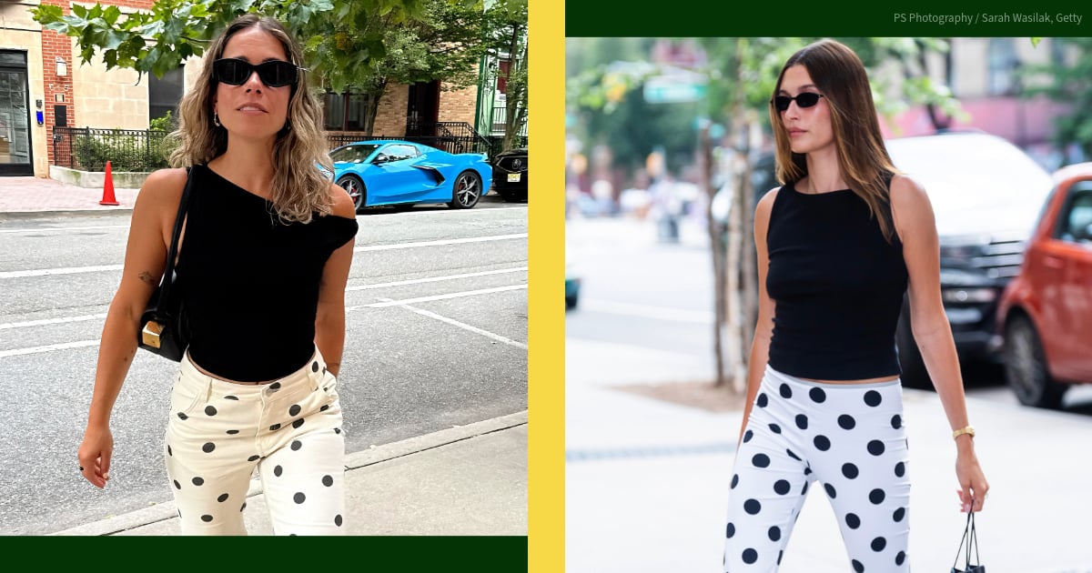 Hailey Bieber Wore Polarizing Polka Dot Capris, So of Course I Had to Try Them