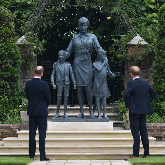 Princes William and Harry Unveil the Princess Diana Statue