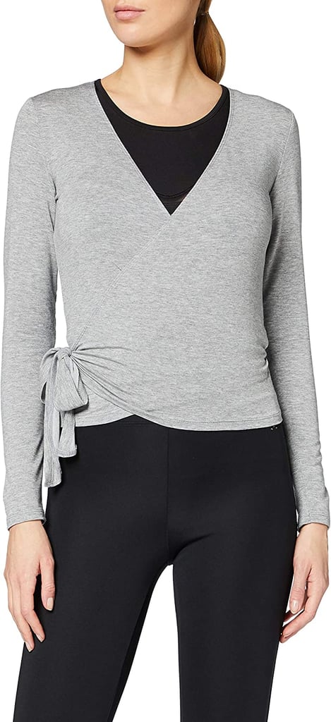 Aurique Women's Ballet Wrap Top