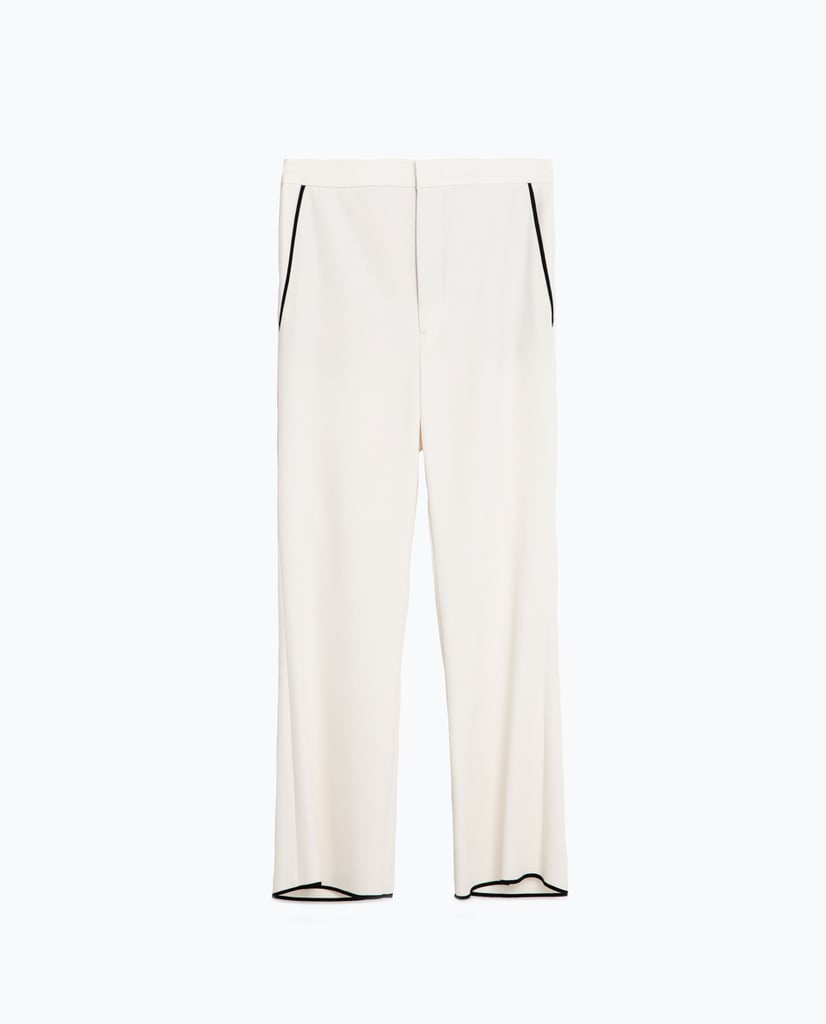 Zara Cropped Bell Bottom Trousers ($40)