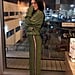 Kourtney Kardashian Wearing Green H&M Set