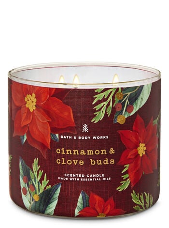 Bath & Body Works Cinnamon & Clove Buds 3-Wick Candle